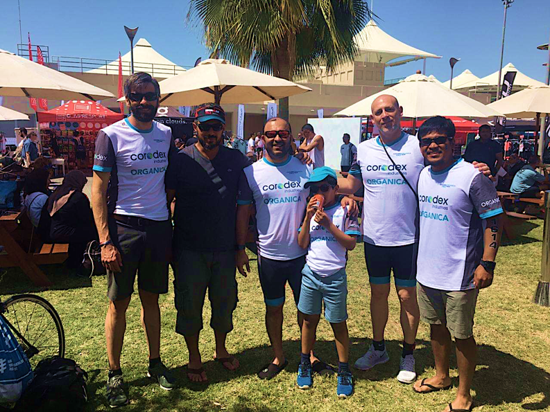 Corodex Organica tri team conquers the Olympic and Sprint triathlons at the 2019 ITU World Triathlon Series Championship in Abu Dhabi